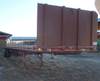 1986 Transcraft flatbed trailer 48 L x 96 W Bulk board Air brakes 100,000 lbs frame rating Sliding t...