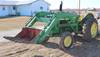 1961 John Deere 1010 tractor with loader 1 9L four cylinder gas engine 30 HP Five speed manual trans...
