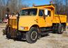 1996 International 4900 dump truck 167,888 miles on odometer International DT466 7 6L L6 diesel engi...