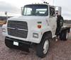 1987 Ford LN8000 flatbed truck 91,789 miles on odometer 7 8L six cylinder diesel engine Five speed m...