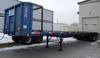 1980 Strick 42 flatbed trailer Wood deck Side slots for rails Holders for tie down straps Topside to...