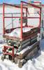 2006 Skyjack SJ111 3219 electric scissor lift 430 hours on meter 19 platform height 24V 550 lbs max ...