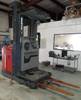 2003 Raymond SCR100 18 750T1 electric warehouse picker forklift 3,000 lbs maximum lift capacity 204 ...
