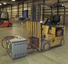 Hyster E40XL27 electric forklift 227 hours on meter OROPS 4,600 lbs maximum lift capacity at load ce...