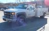 2001 Chevrolet Silverado 3500 HD utility truck 111,162 miles on odometer 6 5L V8 OHV 16V turbo diese...