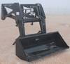 Allied FarmKing 595 front end loader 6 W bucket 126 max lift height to pivot pin 32 reach at max lif...
