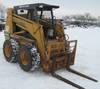 1995 Case 1845C skid steer 5,870 hours on meter Case four cylinder diesel engine Hydrostatic transmi...