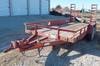 1996 Balcrank dual axle trailer 16 L x 76 W 5 L ramps Surge brakes 2 5/16 ball hitch 7 00 15 tires G...