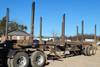 2001 Pitts LT 40 8 L log trailer 40 L x 8 W Spring suspension Air brakes 11R24 5 tires GVWR 80,000 l...