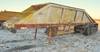 1973 Fruehauf triple axle belly dump trailer Air operated doors Rear push bar Air operated third axl...