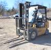 Caterpillar 50 forklift 4,398 hours on meter Four cylinder LP engine 4,400 lbs maximum lift capacity...