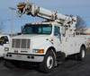 2000 International 4900 digger derrick truck 231,850 miles on odometer International DT466E 7 6L L6 ...