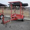 2002 Ver Mac ST 4825 arrow board sign trailer Solar powered 6 new batteries Pintle hitch 4 stabilize...