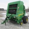 2007 John Deere 568 round baler 7,900 bales on counter Large 1000 PTO Twine and net wrap 5 bale capa...