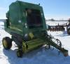 2004 John Deere 582 silage special round baler 540 PTO Surface wrap Twine tie 5 bale capacity Hydrau...