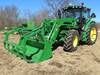 2012 John Deere 6125R MFWD tractor 285 hours on meter John Deere 4045HL495 four cylinder turbo diese...