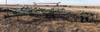 John Deere 1610 folding field cultivator chisel 41 W overall Pin hitch Bulldog jack Spring tooth har...