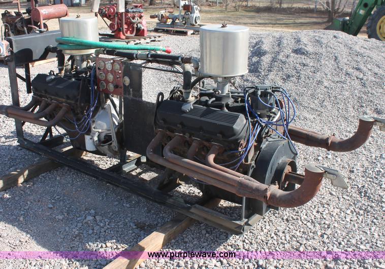 (2) Chevrolet 454 big block eight cylinder natural gas engines | no
