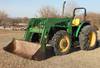 1992 John Deere 5200 MFWD tractor 3,708 hours on meter John Deere 3029 ALV 01 2 9L three cylinder di...