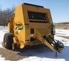 2011 Vermeer 605 Super M round baler 10,640 bales on counter Corn stalk special 5 x 6 bale capacity ...