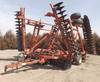 Sunflower 1232 32 folding disk 32 W 22 disks with cleaners Spring tooth harrow Pin hitch 11L 15 tire...