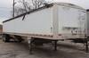 1997 Wilson DWH400 Pace Setter double hopper grain trailer 42 L x 96 W 60 H sides Tarp Has a tear, n...