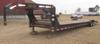 2007 Load Max 36 tandem axle gooseneck trailer 83 W 2 L dove tail Stake pockets and rub rails Wood d...