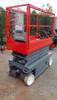 2007 Sky Jack SJIII 3219 scissor lift 24V electric system 19 maximum platform height 64 L x 28 W pla...