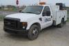 2008 Ford F350 Super Duty XLT service truck 182,086 miles on odometer 6 4L V8 OHV 32V turbo diesel e...