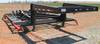 Shop built combine trailer Gooseneck/fifth wheel hitch 19 overall length Will fold into 8 W empty wi...