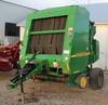 2004 John Deere 567 round baler Approx 7,500 bales on baler 1000 PTO 5 x 6 bale capacity Net wrap Du...