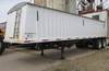2009 Alameda AHB32 32 grain trailer 102 W x 60 H sides Dual high clearance hoppers Grain chutes Agri...