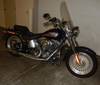 2008 Harley Davidson FLSTF motorcycle 1,207 miles on odometer Six speed transmission Leather seats C...