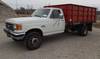 1989 Ford F450 Super Duty XL dump bed truck 113,604 miles on odometer 7 3L V8 diesel engine Automati...