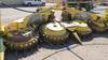 2007 John Deere 678 rotary forage head Eight row 30 spacing Lateral tilt Liquid cooled clutches Fold...