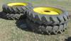 Assorted tires and wheels 4 Goodyear 380/90R50 tires Tall wheels Fits John Deere 8200 tractors Tsche...