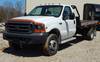 1999 Ford F450 Super Duty flatbed truck 137,480 miles on odometer 7 3L V8 turbo diesel engine Six sp...