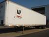 1989 Fruehauf 48 storage semi trailer Smooth side white panels Swing doors Plywood lined interior Sp...