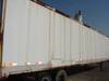 1988 Strick 48 storage semi trailer Smooth side white panels Swing doors Plywood lined interior Spri...