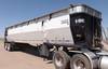 2008 Aulick belt trailer Model 426052 43 8 L x 8 3 W x 11 2 H 16 H side extensions Front access ladd...