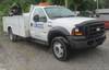 2006 Ford F550 Super Duty XL service truck 183,991 miles on odometer 6 0L V8 OHV 32V turbo diesel en...