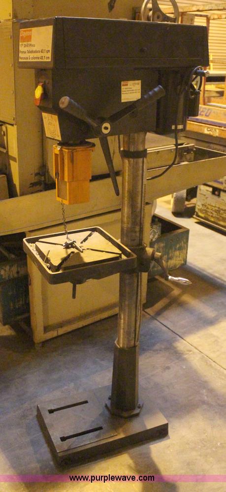 Dayton 20" drill press | no-reserve auction on Wednesday, June 25, 2014
