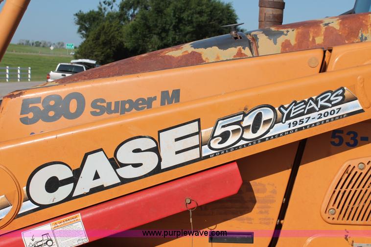 image for item I1550 2007 Case 580 Super M Series II backhoe