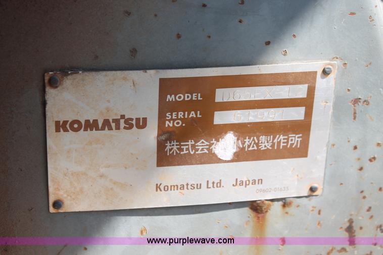 image for item I1555 1997 Komatsu D65EX-12 dozer