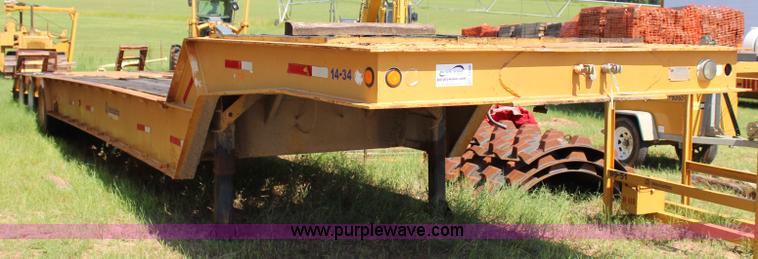 image for item I1559 1990 Trail King TK80RG-463 equipment trailer