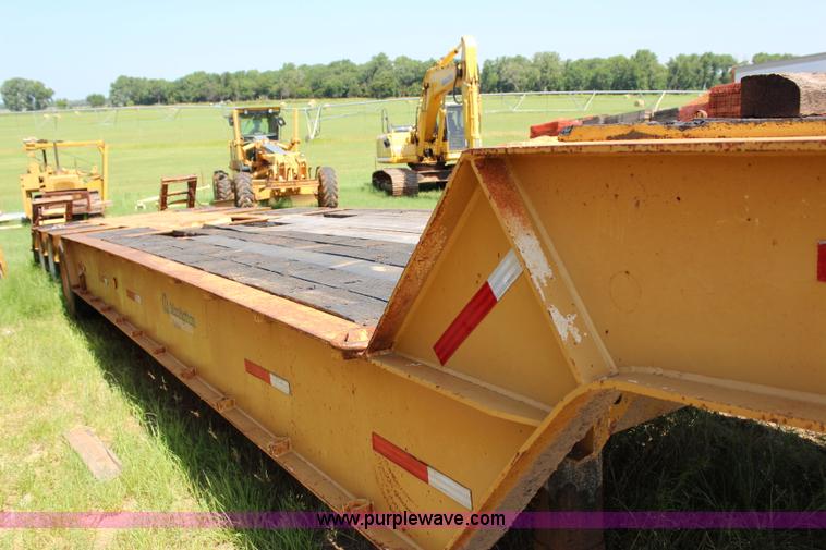 image for item I1559 1990 Trail King TK80RG-463 equipment trailer