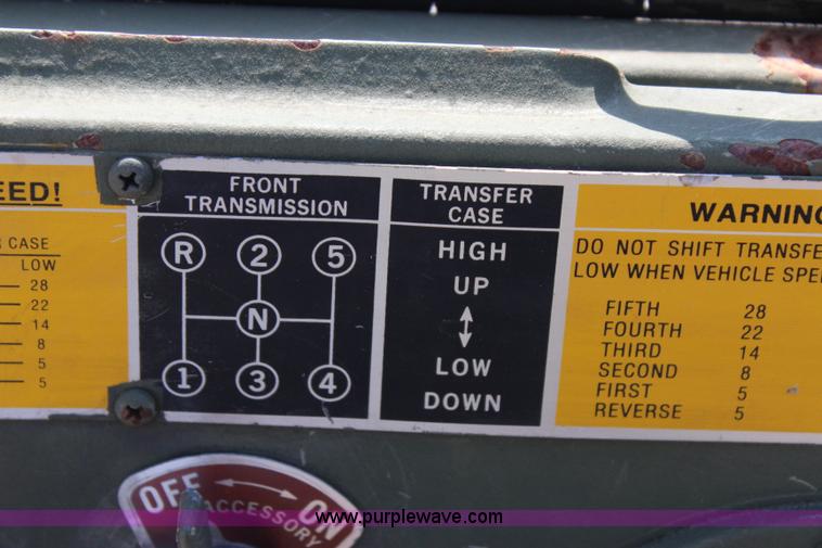 image for item I1561 1967 Kaiser M35 military truck