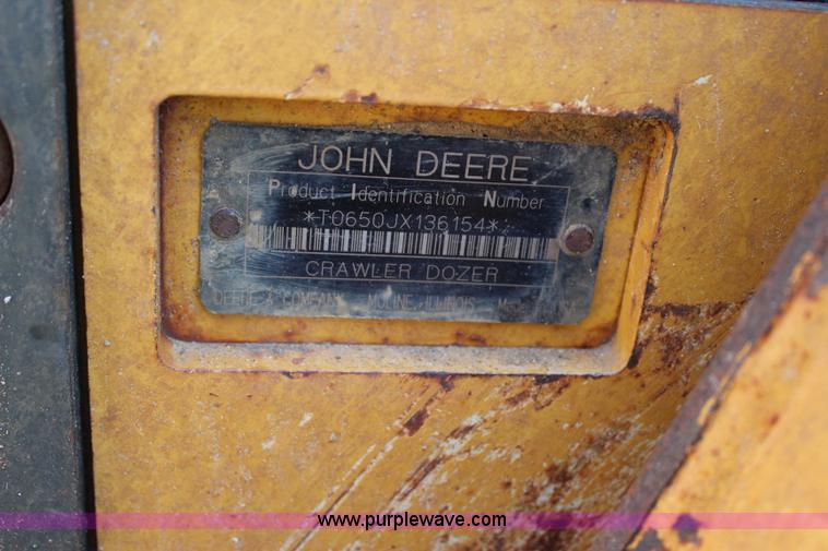 image for item I1562 2007 John Deere 650J LGP dozer