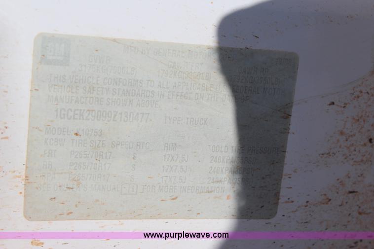 image for item I1573 2009 Chevrolet Silverado 1500 Z71 Ext. Cab pickup truck