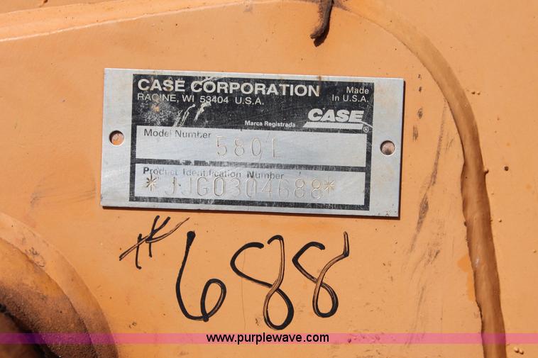 image for item I1577 2000 Case 580L backhoe